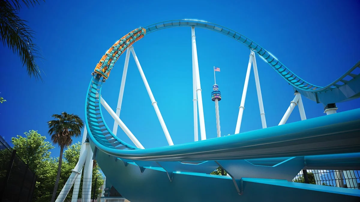 Iron Gwazi Roller Coaster